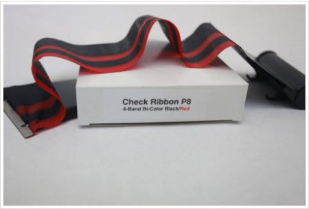 Paymaster 8500-7 Check Writer Ribbon 4 Band Replacement Ink Ribbon (black/red)