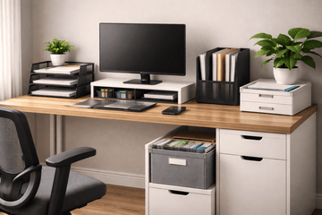 Space-Saving Desk Storage Ideas for Home Offices