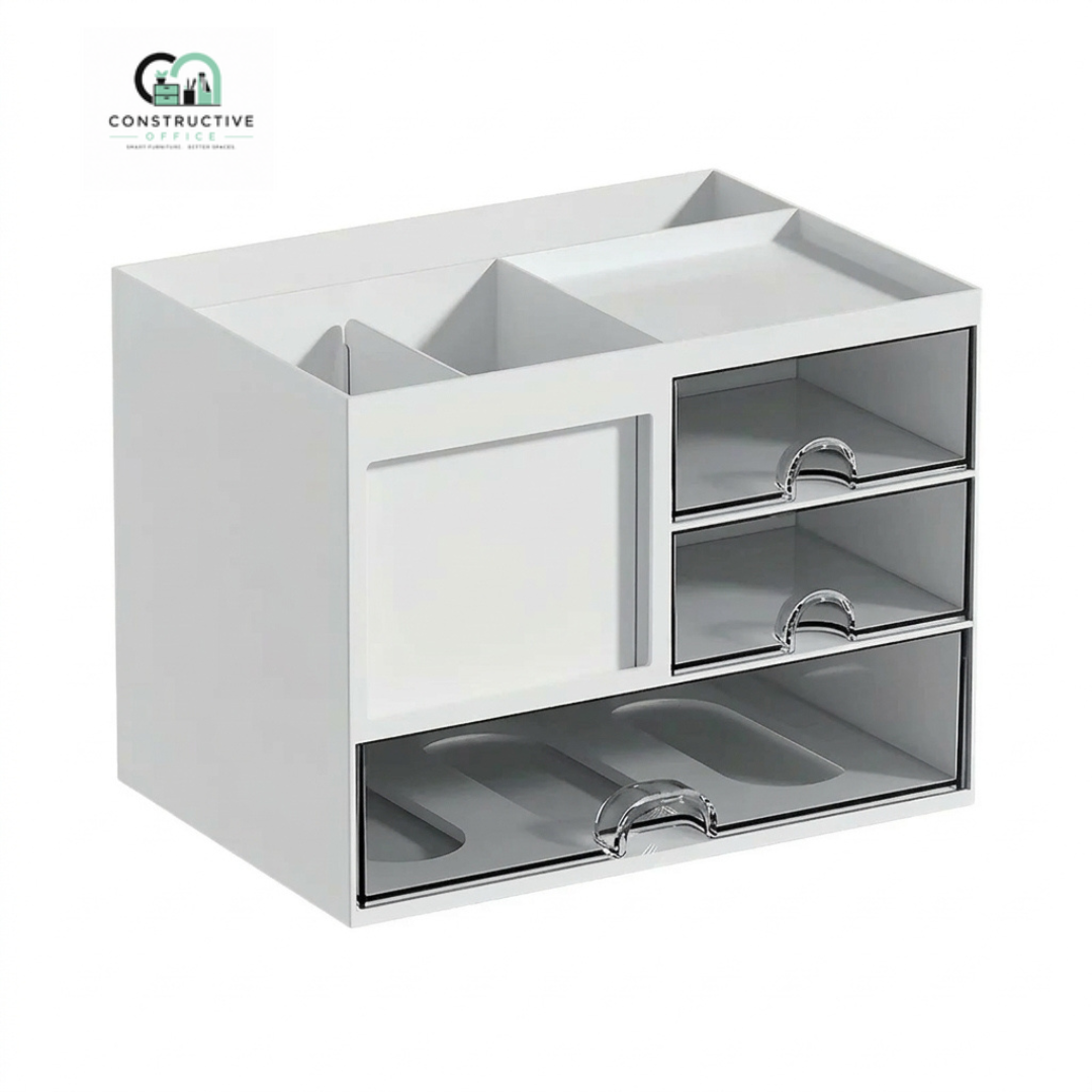 Large capacity Desktop Organizer with Drawer for home office desk