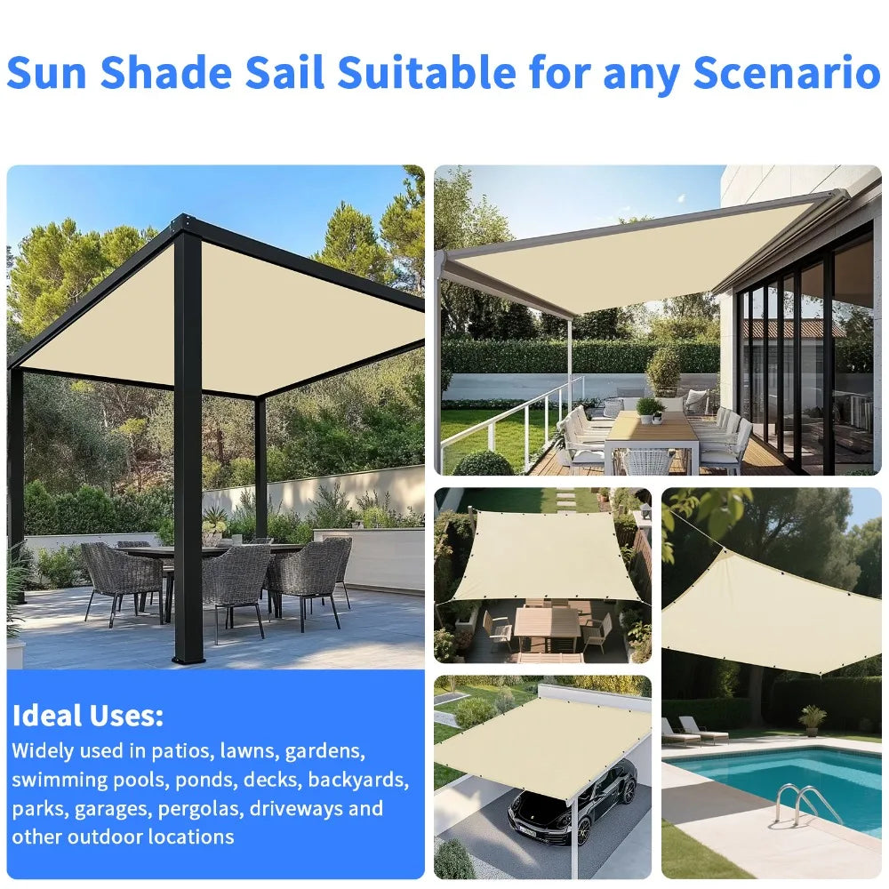 eco-friendly outdoor garden shade sail
