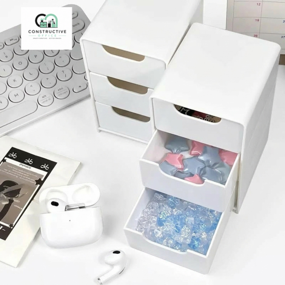 3 Tier Desktop Organizer for pens, sticky notes, clips, and stationery