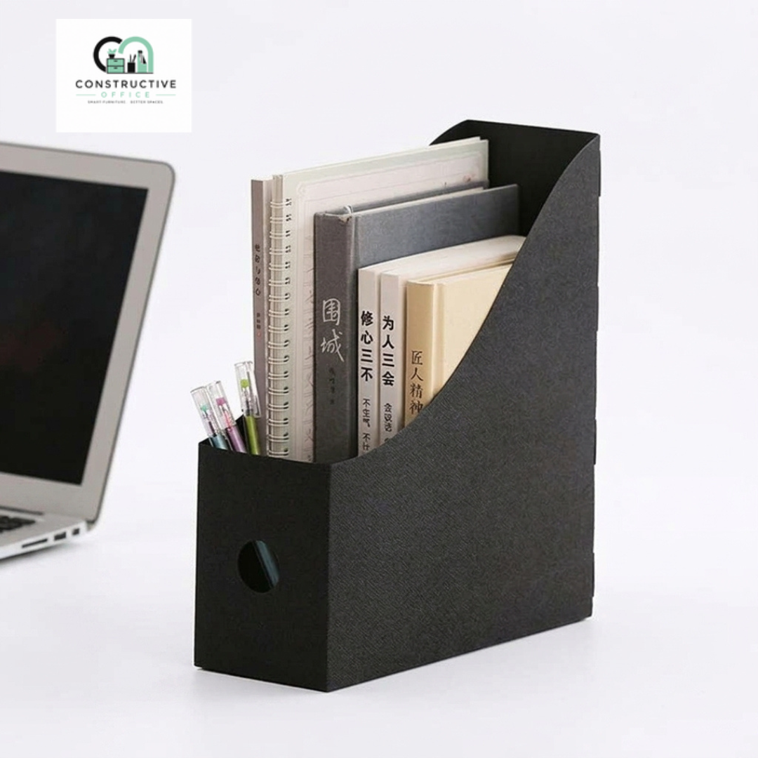 Compact Desktop File Organizer Storage Box for study desk essentials