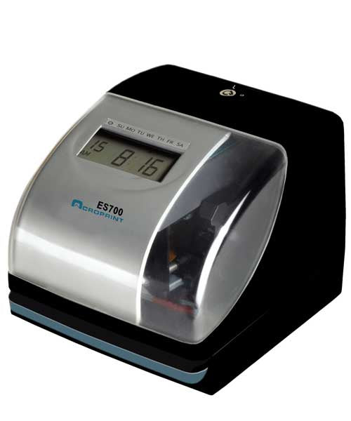Acroprint ES700 Electronic Time Clock & Document Stamp w/ Atomic Time Sync
