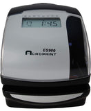 Acroprint ES900 Electronic Payroll Recorder/Time Stamp/Numbering Machine